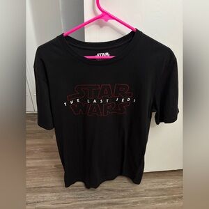 Star Wars- The Last Jedi Black Short Sleeve Tee- Brand New